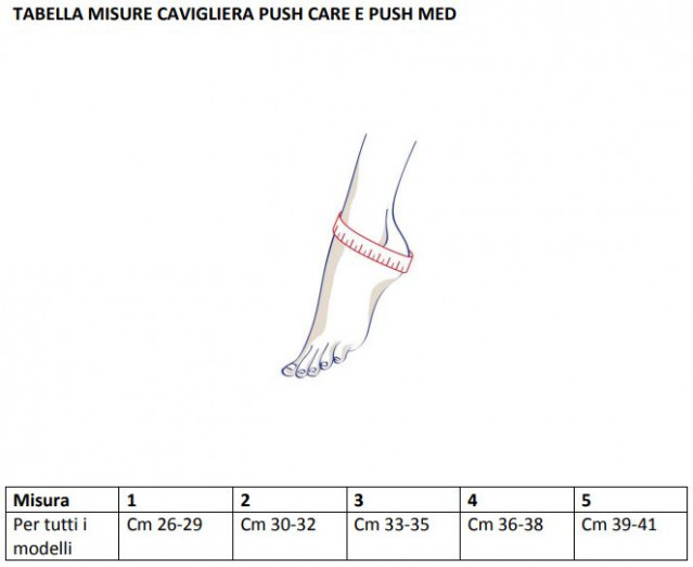 Cavigliera push care PC1201