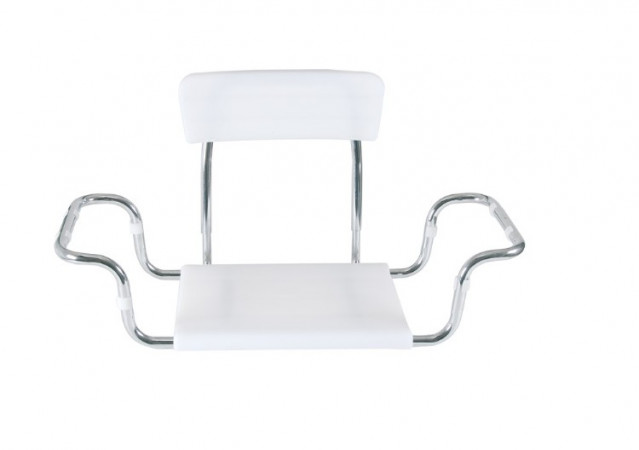 Sedile per vasca con schienale in plastica, RS925